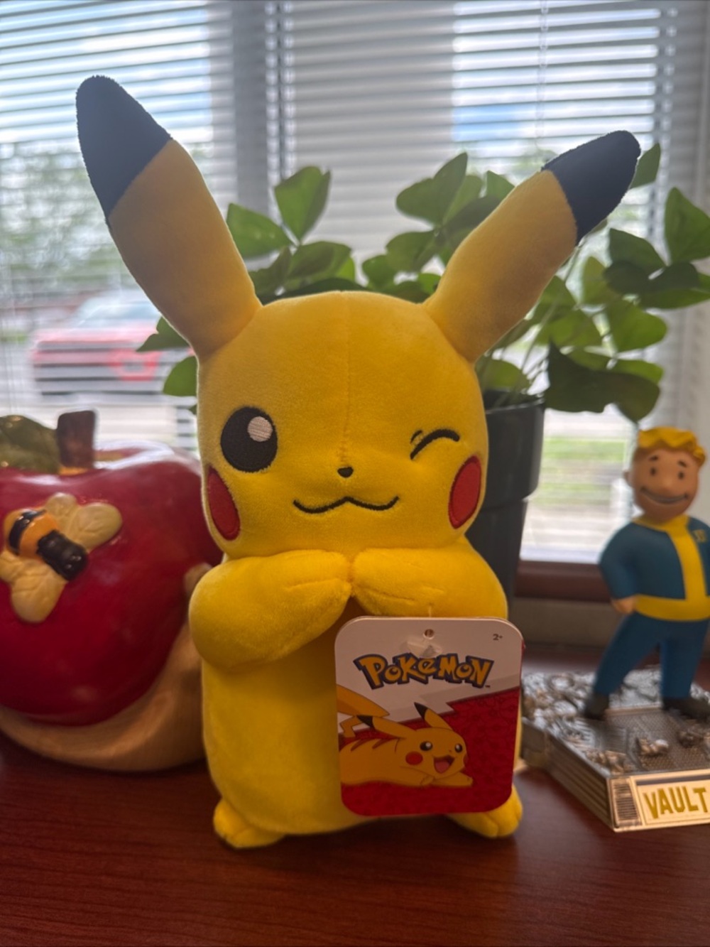 Pokemon Pikachu Plush Toy - Yellow & Black